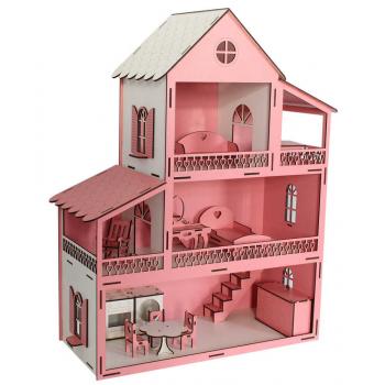 EV10 Pembe Barbie Ev Eşyalı