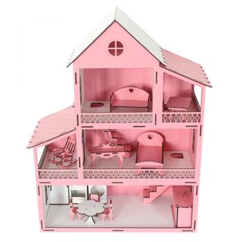 EV15 Pembe Barbie Ev 60 cm Demonte