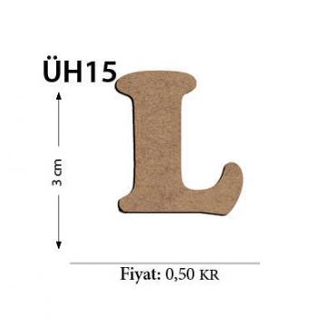 ÜH15 Ahşap 3Cm L Harfi