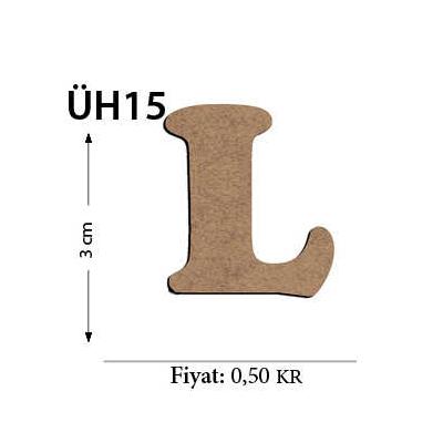 ÜH15 Ahşap 3Cm L Harfi