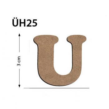 ÜH25 Ahşap 3Cm U Harfi