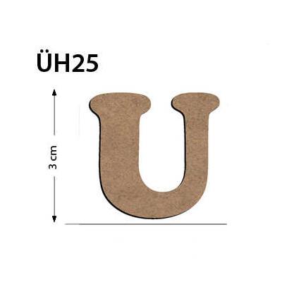 ÜH25 Ahşap 3Cm U Harfi