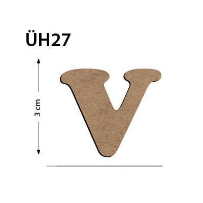 ÜH27 Ahşap 3Cm V Harf