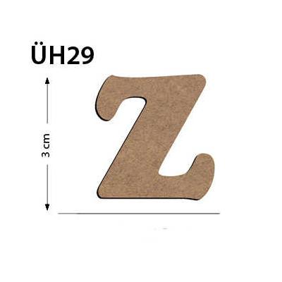 ÜH29 Ahşap 3Cm Z Harfi